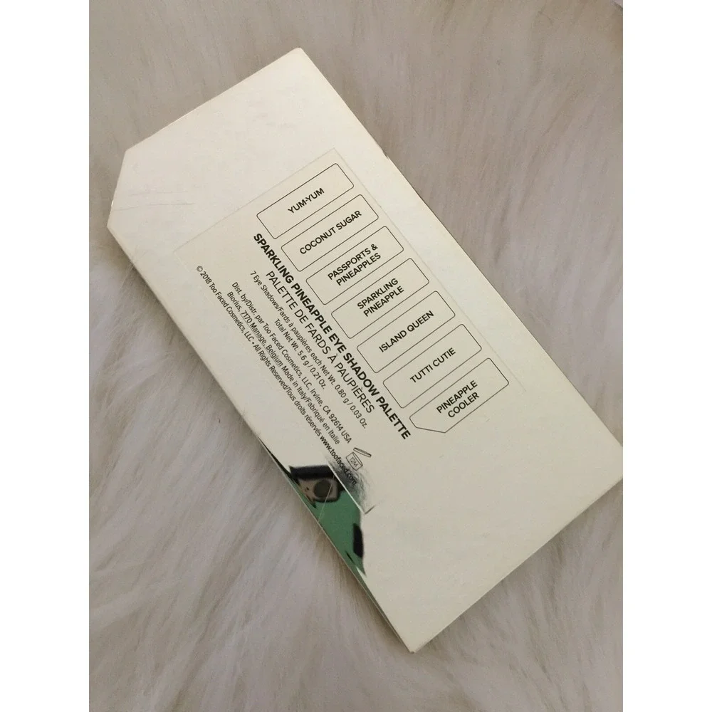 Too Faced Sparkling Pineapple Eye Shadow‎ Palette Read Description